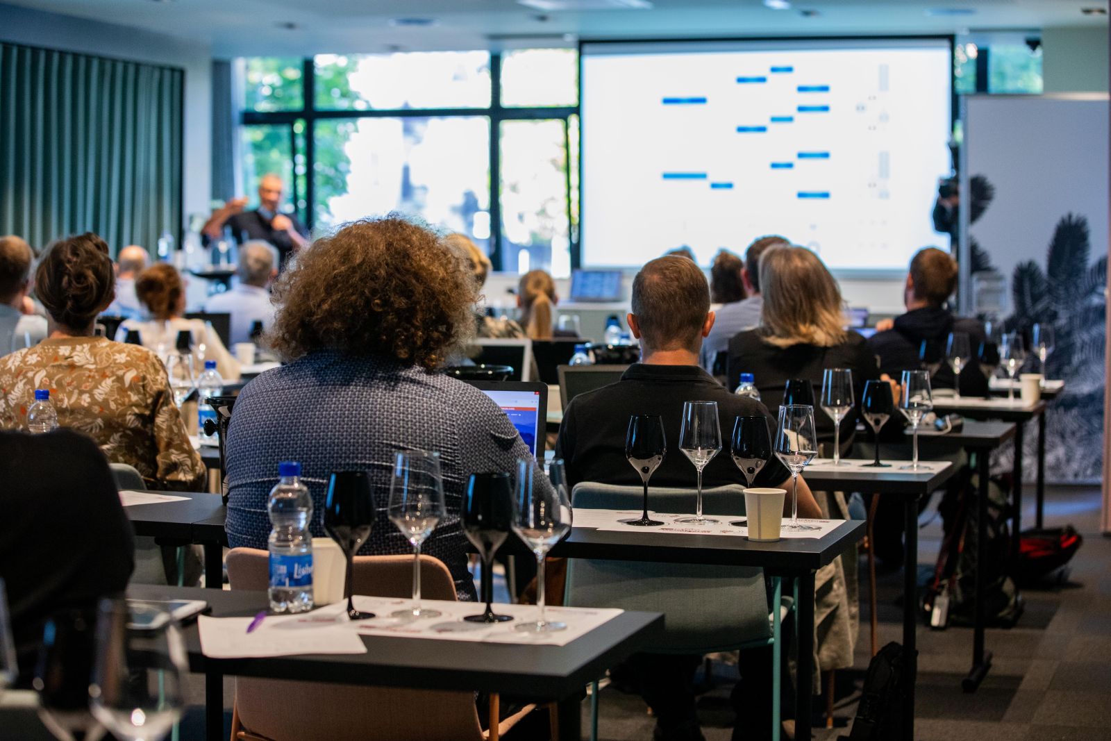 In-person summit between wine professionals